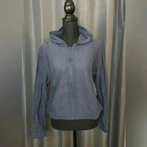 Mono B Slam Dunk Mesh Jacket, Grey, NWOT